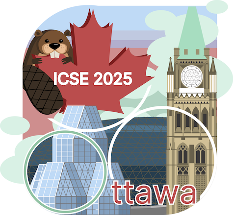 ICSE 2025 conference logo